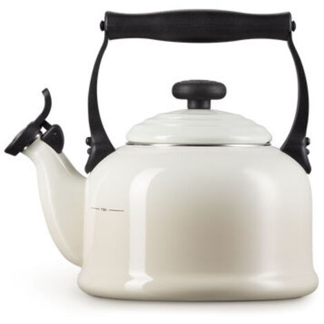 Le Creuset Bollitore Tradizione da 2,1 Litri in Colore Meringa