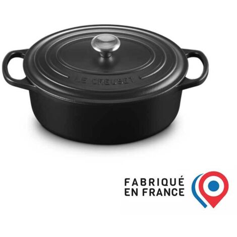 Le Creuset Cocotte ovale Evolution in ghisa vetrificata, diameter 35 cm, Nero, 21178350000430