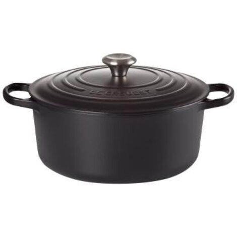Le Creuset Cocotte Ronde Signature Noir 5,3L 26cm