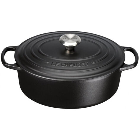 Le Creuset, Cocotte Signature en Fonte Émaillée avec Couvercle, Ø 29 cm, Ovale, Comp...