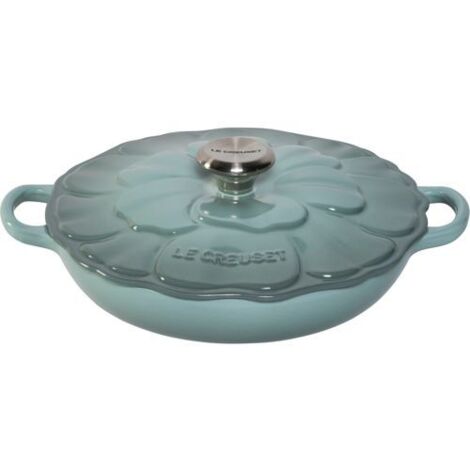 Le Creuset Gourmet-Profitopf Blume 26 cm sea salt