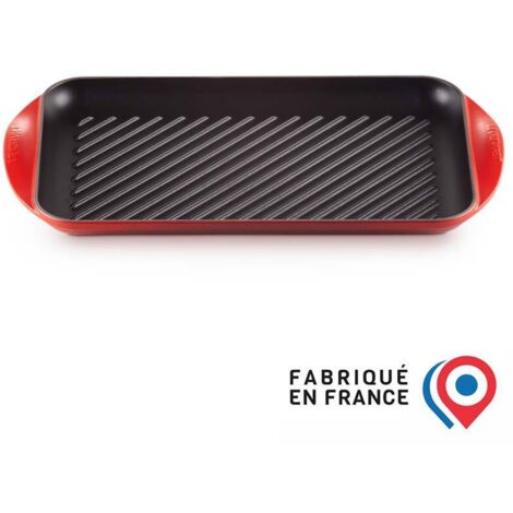 Le Creuset Griglia rettangolare extralarge 47x25x32 cm Cerise