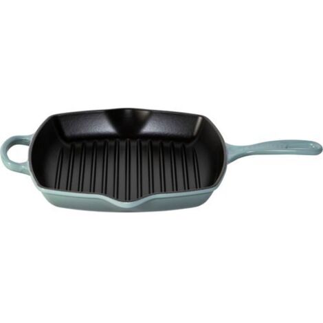Le Creuset Grillpfanne Gusseisen Quad. Sea Salt 26 cm
