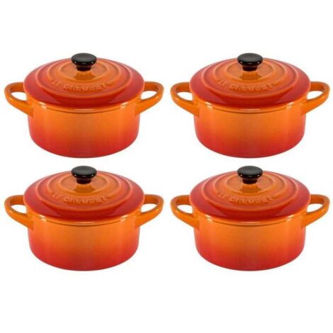 Le Creuset Mini Cocottes Set de 4 Rouge Durable