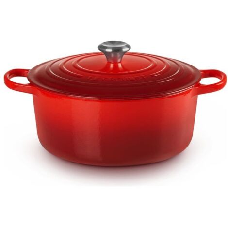 Le Creuset Signature Bräter rund 28 cm kirschrot