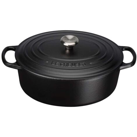 Le Creuset Signature Bräter Schwarz Oval 33 cm