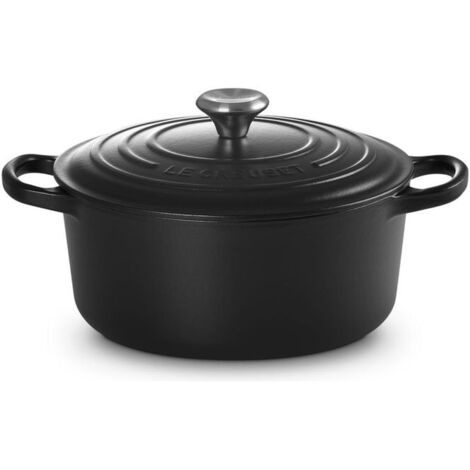Le Creuset Signature Gusseisenbräter 22 cm Matt Schwarz