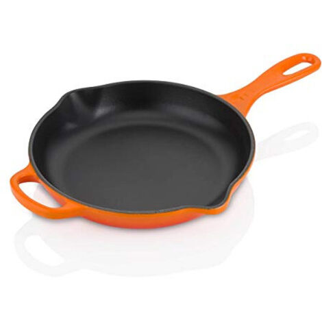 Le Creuset, Skillet en Fonte Émaillée, Rond, Ø 20 cm, Compatible avec Toutes Sources...