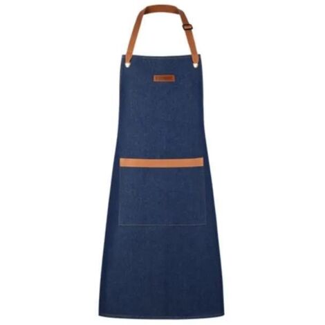 Le Creuset Tablier de Chef Denim Bleu Foncé 80x88 cm