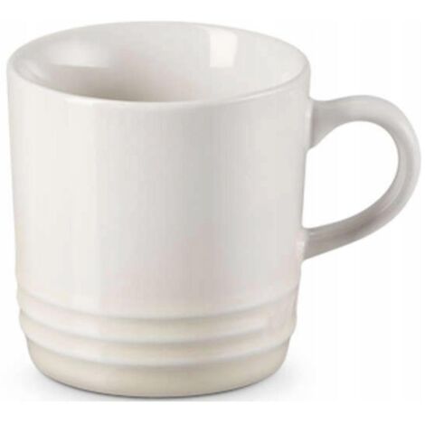 Le Creuset Tazza Mug London in gres vetrificato, 350 ml, Meringue, 70302357160002