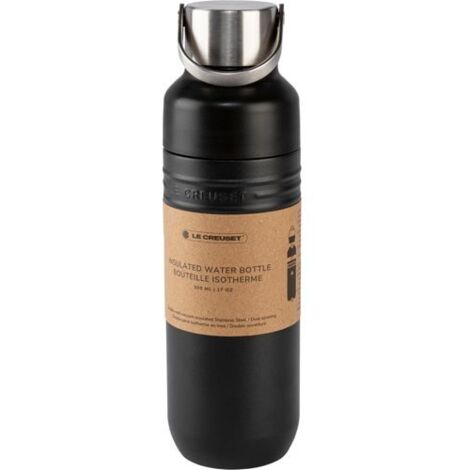 Le Creuset Trinkflasche On The Go schwarz matt 500 ml