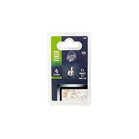 LE CROCHET FRANCAIS 3170160000084 CROCHET SUED.PM PLAST.SP.BETON X5 1100, INCONNU, TAILLE UNIQUE