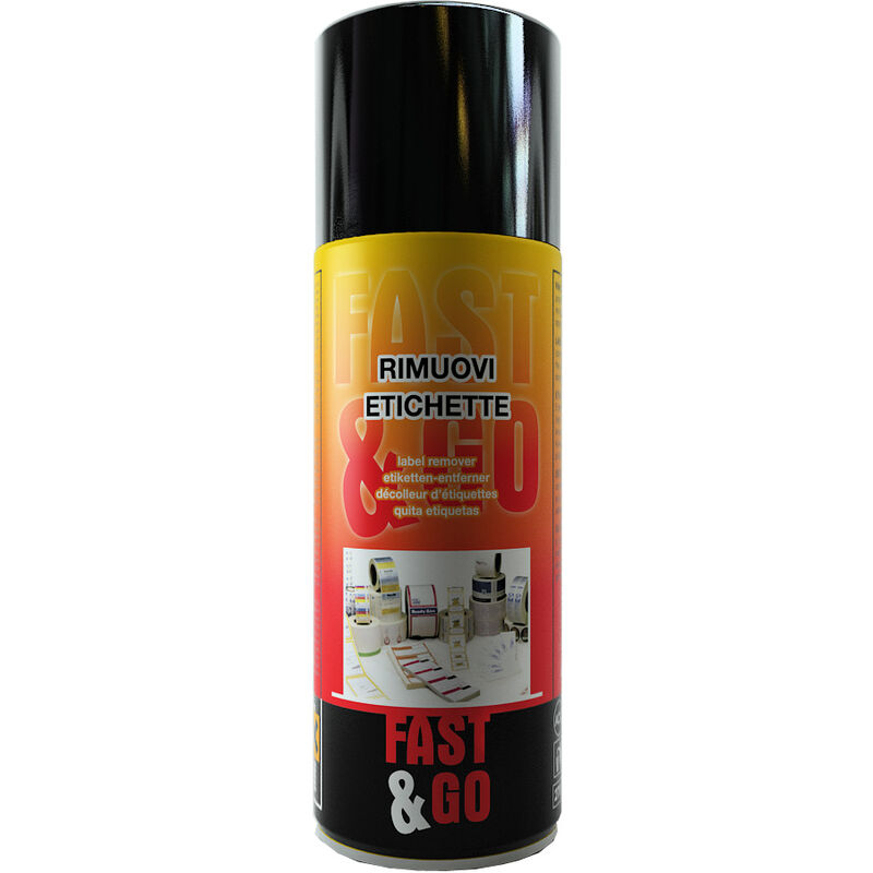 Fast&go - Le dissolvant d&39A tiquettes en spray Fast & Go 200 ml a limine la fonte de la colle adhA sive