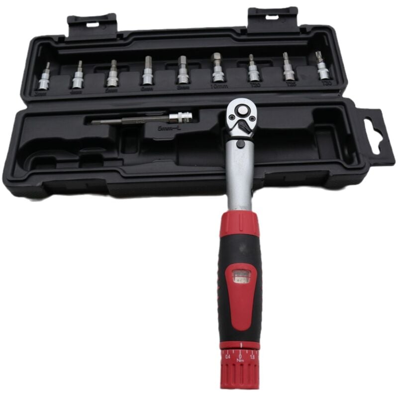 Lé dynamométrique Jeu de clés dynamométriques combinées pour entretien de vélo, clé dynamométrique prédéfinie de 2 à 24NM