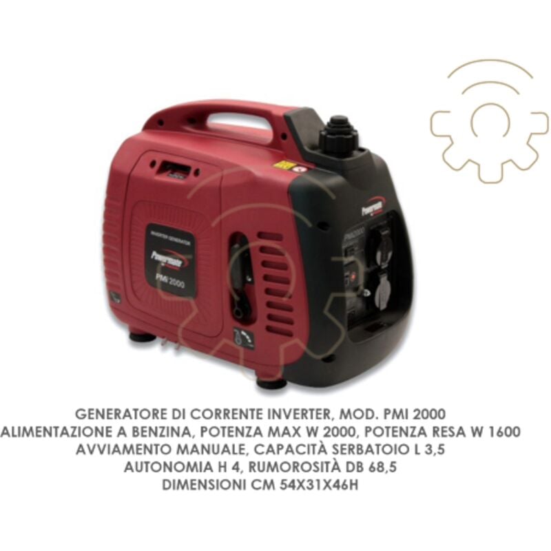 Générateur de courant onduleur Powermate by pramac pmi 2000 - Pramac