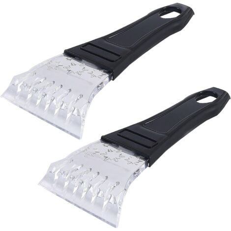 Le Grattoir de Glace pour Les Voitures,Lot de 2 Grattoirs à Glace Pour Pare-Brise de Voiture,Grattoir Vitre Voiture,Raclette Pare Brise Voiture. Grattoirs à Neige