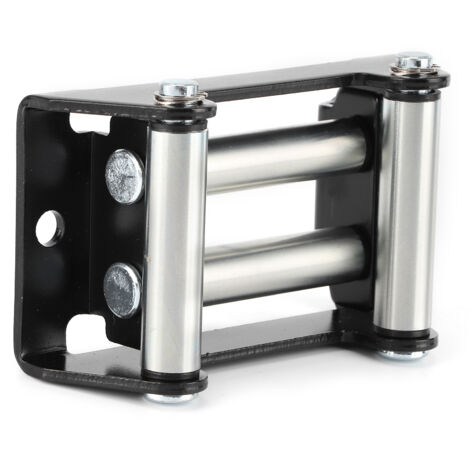 Le guide-cble à rouleaux de treuil robuste galvanise une distance de trou de 110 mm/4,3 pouces avec une construction solide