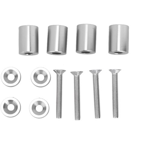 Le kit de ventilation de ventilation en aluminium est adapté pour un meilleur refroidissement et un débit d'air, assez de moteur de 6 M, alliage d'aluminium anodisé dur, rouge/or/argent, (BLUE)