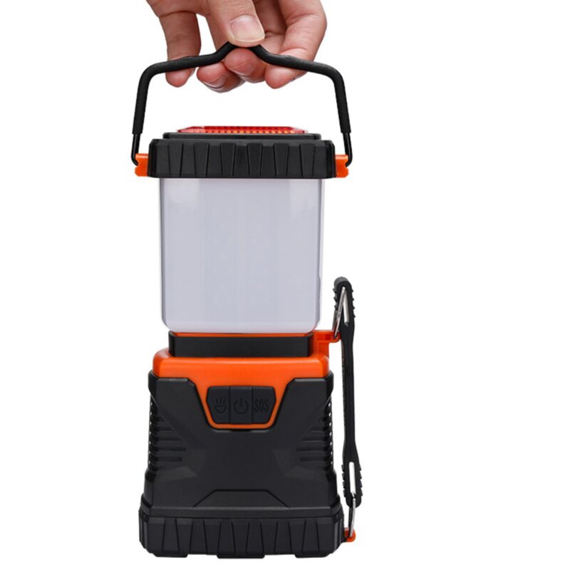 Le Lanterne Camping LED, Lampe Camping Puissante 1000lm, Luminosité Réglable, Eclairage Camping Etanche, pour Camping, Bivouac, Pêche, Randonnée,