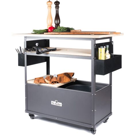 Le Maitre Working Table Fresh Grill Arbeitstisch BBQ Garten Gartenkamin Outdoor