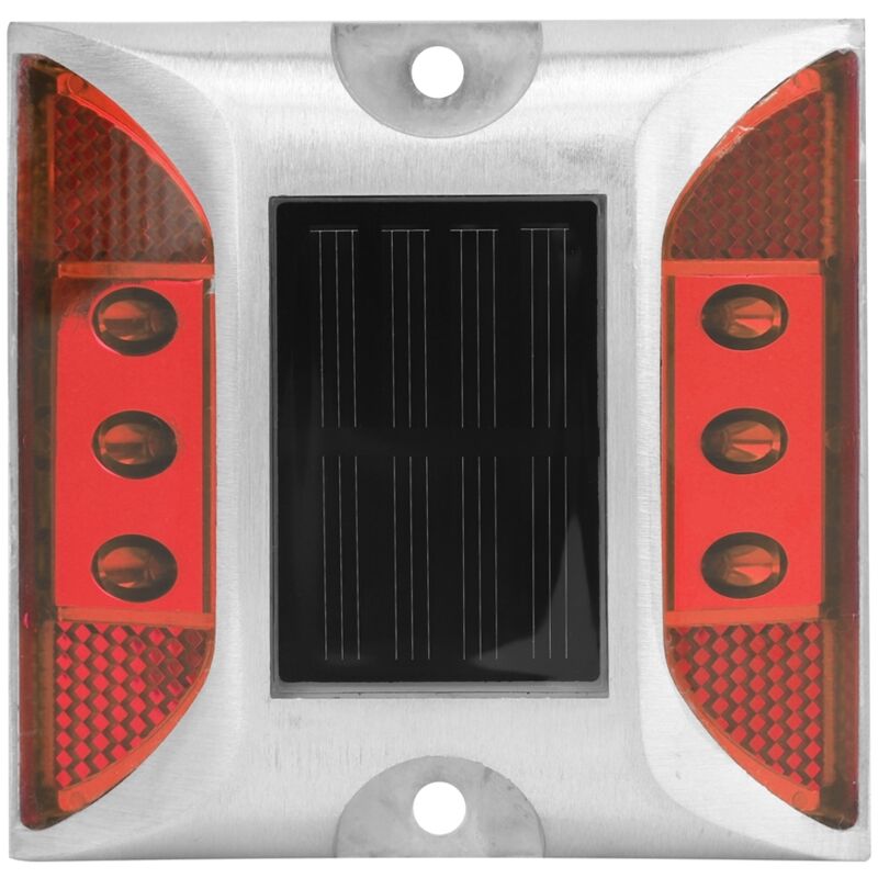 Le marqueur de sol d'énergie solaire de LED allume la pointe extérieure imperméable d'autoroute de route d'allée LampRed