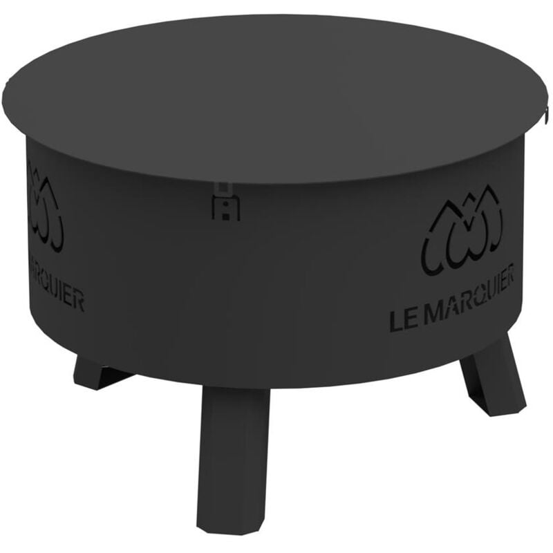 Le Marquier - Brasero avec couvercle Original noir ø 60