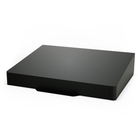 Le Marquier – Couvercle de protection en acier électrozingué noir – Dimensions 61x49x16 cm – Pour planchas gaz Signature Allure