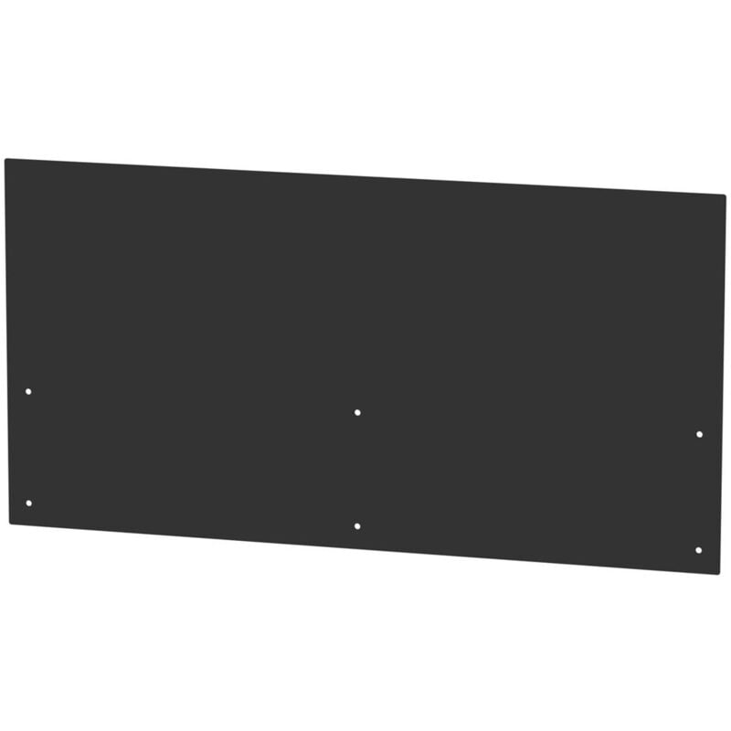 Le Marquier - habillage arriere noir credence centrale (cuisine)