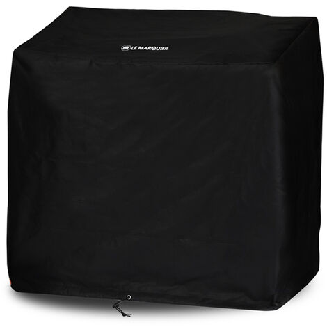 Le Marquier – Housse de plancha inox avec chariot – Dimensions L105 P40 H90 cm – Matériau PVC – Protection optimale contre intempéries