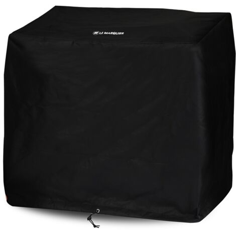 Le Marquier – Housse pour plancha et barbecue sur chariot – Dimensions 140 x 60 x 120 cm – Toile polyester enduit PVC – Compatible Pakita et Irissarry