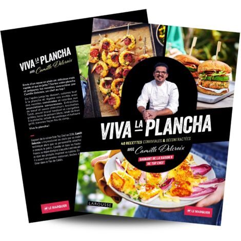 LE MARQUIER - Livre Viva La Plancha Larousse