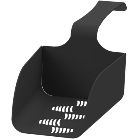 Le Marquier – Pelle à granulés en acier peint – Dimensions L29 x P12 x H12 cm – Couleur noire – Certifiée Origine France Garantie