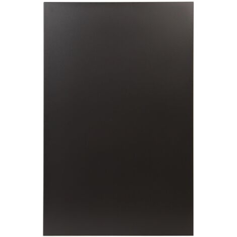 LE MARQUIER - Plaque de Protection Murale Unie Pour Poële - 80x120cm - Acier - Noir - Noir