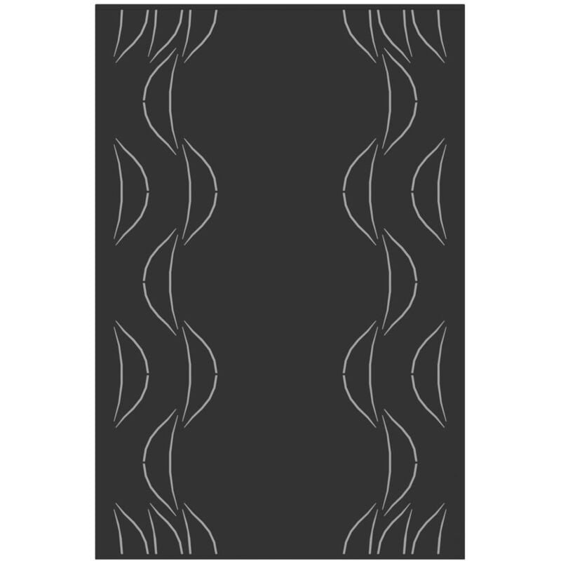 Plaque Murale Eole Noir L80 H120 - Le Marquier