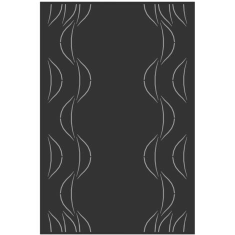 LE MARQUIER - Plaque Murale Eole Noir L80 H120