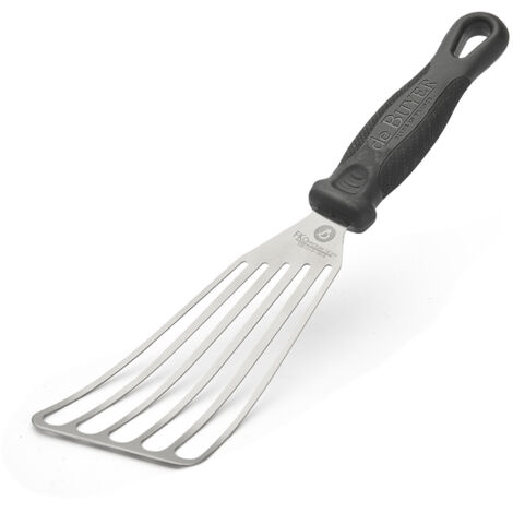 LE MARQUIER Spatule ajourée en acier inox - lame flexible - manche en polyamide