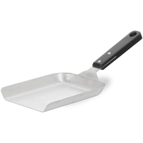 Le Marquier – Spatule inox pour plancha – Dimensions 15 x 31 cm – Poids 500 g – Manipulation précise des aliments