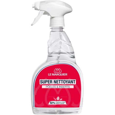 LE MARQUIER Super nettoyant vitre poêle et insert - 750 ml - Made in France