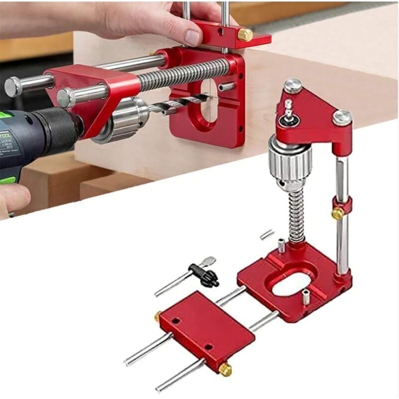 Tigrezy - Le meilleur localisateur de forets pour le travail du bois Guide de gabarit de perçage réglable pour le travail du bois – Gabarit de