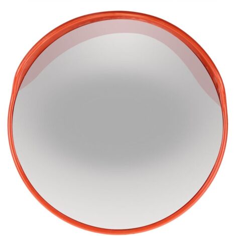 Le miroir de circulation convexe de sécurité routière d'allée grand Angle de 60 cm comprend une vis de support de montage