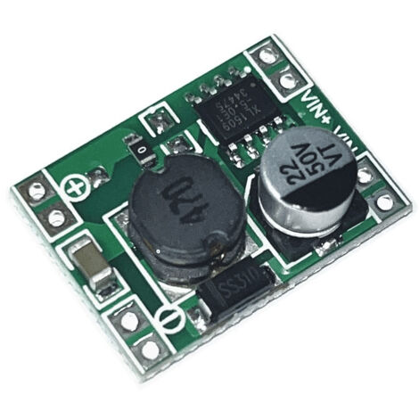 Le module abaisseur compact XL1509 convertit 5V-40V en 1,2-35V avec une tension de sortie réglable.