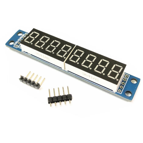 Le module d'affichage LED à 8 chiffres MAX7219 prend en charge la mise en cascade de huit chiffres et trois ports d'E/S série.