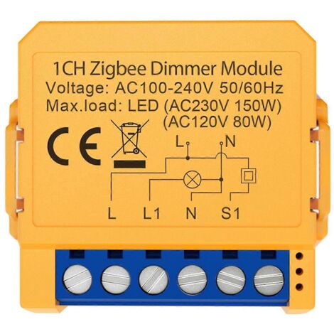 Le module variateur Tuya ZigBee prend en charge la commande unidirectionnelle.