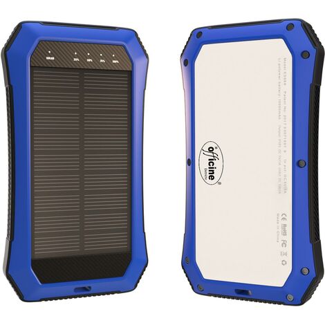 Le officine torcia power bank solare 10000 mah+torcia usb b/a of50006