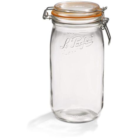 Le Parfait 3219003 - Barattolo per conserve, 1.5 l, confezione la 6