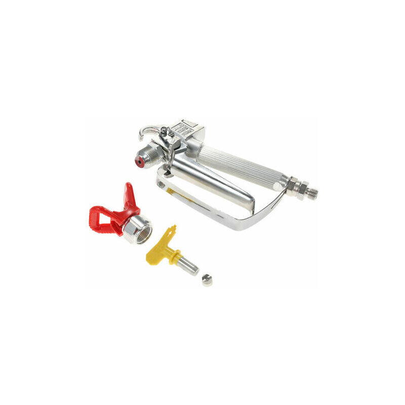 Start - Le pistolet de pulverisation airless 3600psi + base rouge + buse jaune convient au pulverisateur Graco Wagner Titan