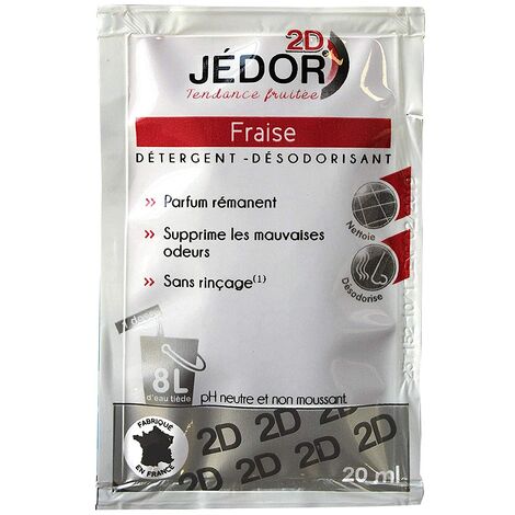 Le Plus De L'Entretien – Dosettes nettoyantes parfum fraise – Lot de 100 dosettes – Pour nettoyage efficace et désodorisation – Compatible usage domestique et professionnel