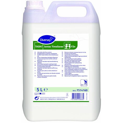 Le Plus De L'Entretien – Nettoyant emulsion haute brillance ultra résistante 5L – Pour sols à fort passage – Finition durable et esthétique