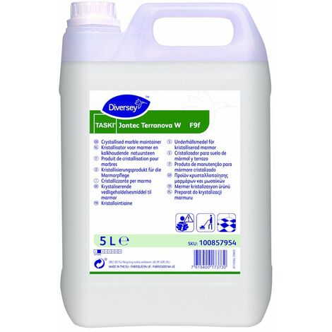 Le Plus De L'Entretien – Produit de cristallisation pour marbres 5L – Restauration et protection des sols – Finition brillante et durable