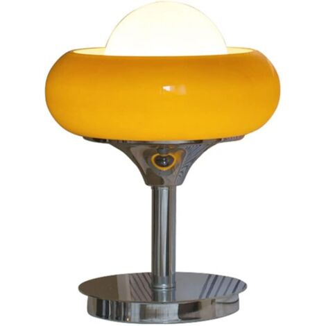 Le plus récent Aimé Rétro Nostalgie Lampe De Table En Verre Créatif Tarte Aux Oeufs Décorer Lampe De Bureau E27 Veilleuse En Fer Forgé Pour Villa Chambre Chevet Salon Étude Chez L'habitant Salle